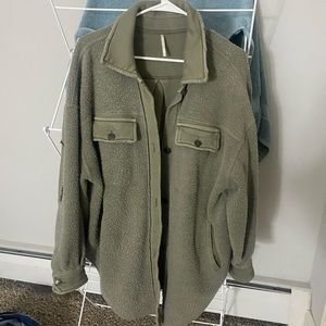 Free people jacket! Size small, green.